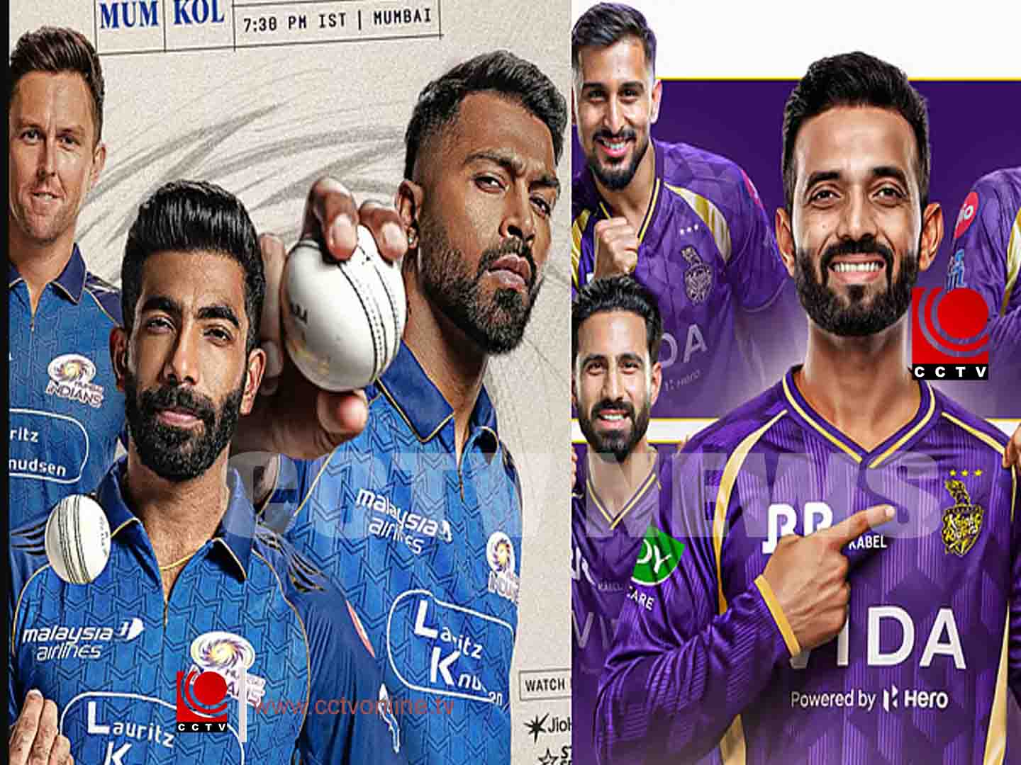 ഐപിഎല്: സ്വന്തം തട്ടകത്തില് കൊല്ക്കത്തയ്ക്കെതിരെ ജയിച്ചു തുടങ്ങാനൊരുങ്ങി മുംബൈ ഇന്ത്യന്സ്