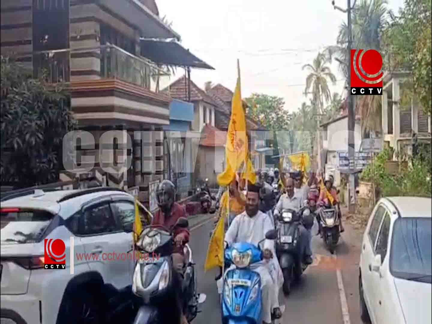വിശ്വാസ പ്രഖ്യാപന വാഹന വിളംബര റാലിക്ക് സ്വീകരണം നല്കി
