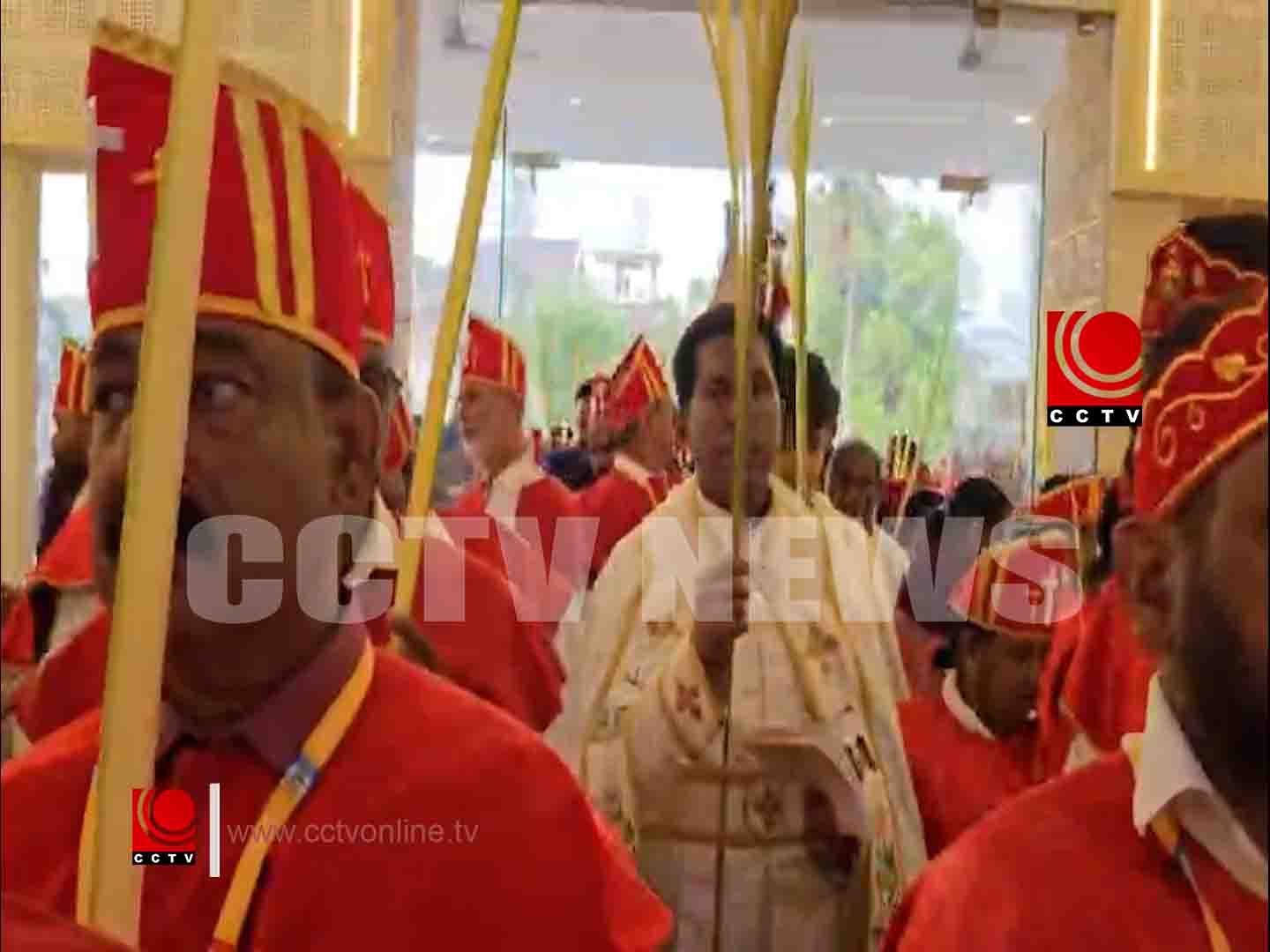 എരുമപ്പെട്ടി തിരുഹൃദയ ഫൊറോനാ പള്ളിയില് ഓശാന ഞായര് ആചരിച്ചു