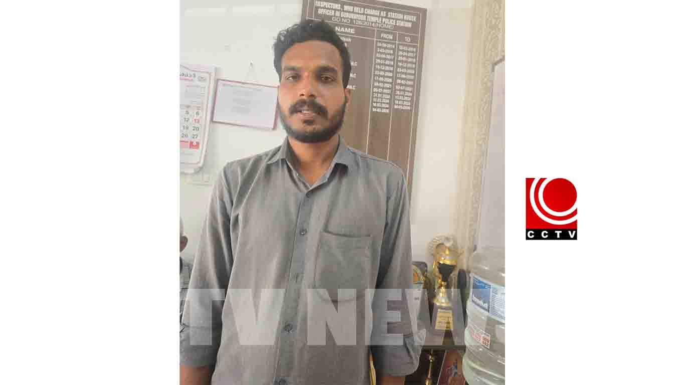 മദ്യലഹരിയില് ലോട്ടറിക്കടയിലേക്ക് ഗുണ്ടെറിഞ്ഞു; പാലക്കാട് സ്വദേശി അറസ്റ്റില്