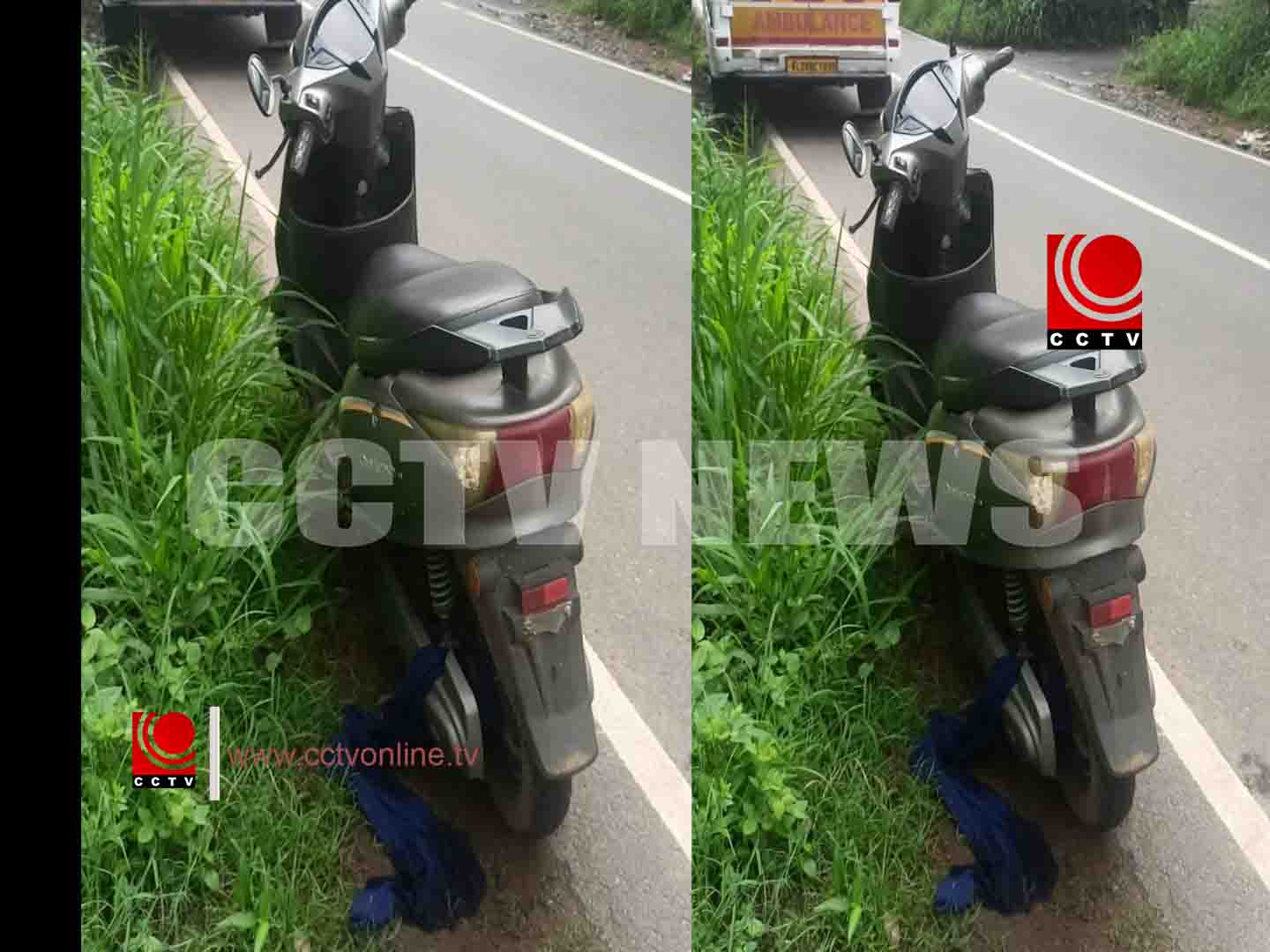 ഇലക്ട്രിക് സ്കൂട്ടറില് ഷാള് ടയറില് കുരുങ്ങി അങ്കണവാടി ടീച്ചര് മരിച്ചു