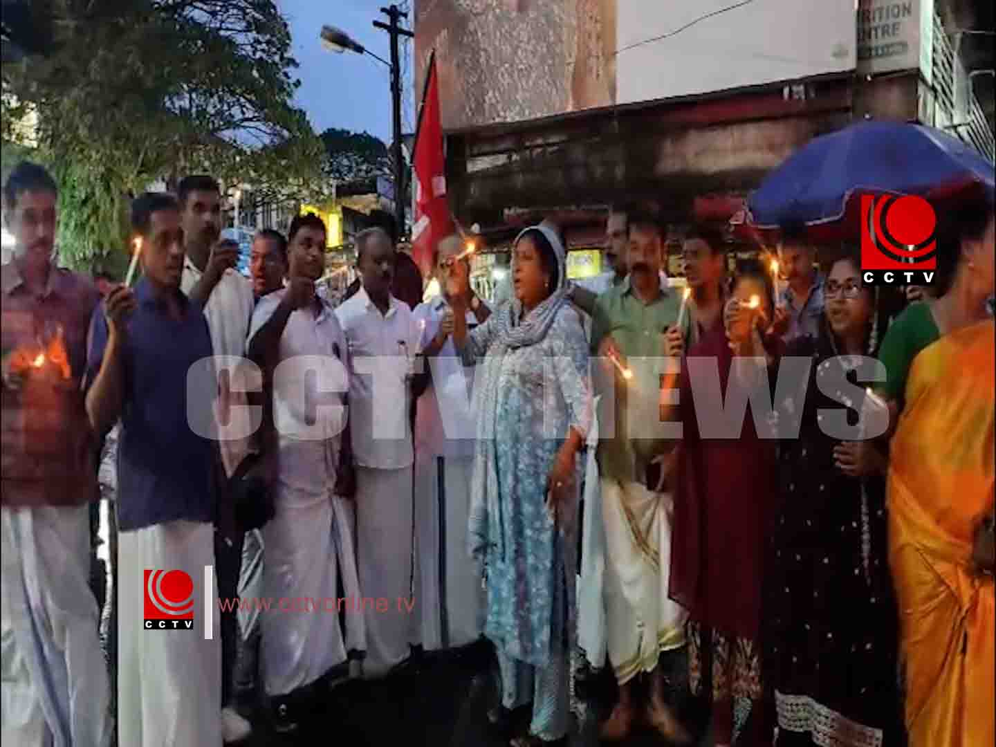 അന്യായമായ വൈദ്യുതി നിയന്ത്രണം ; സിപിഐഎം പ്രതിഷേധം