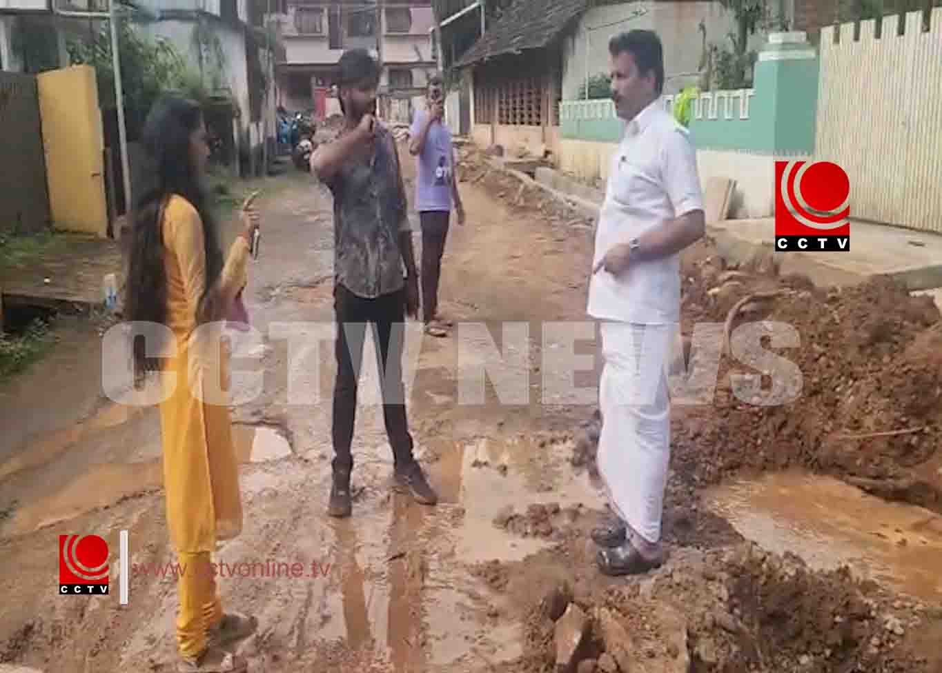കള്വര്ട്ട് നിര്മ്മാണം; പഴഞ്ഞി റോഡിൽ ഗതാഗത നിയന്ത്രണം