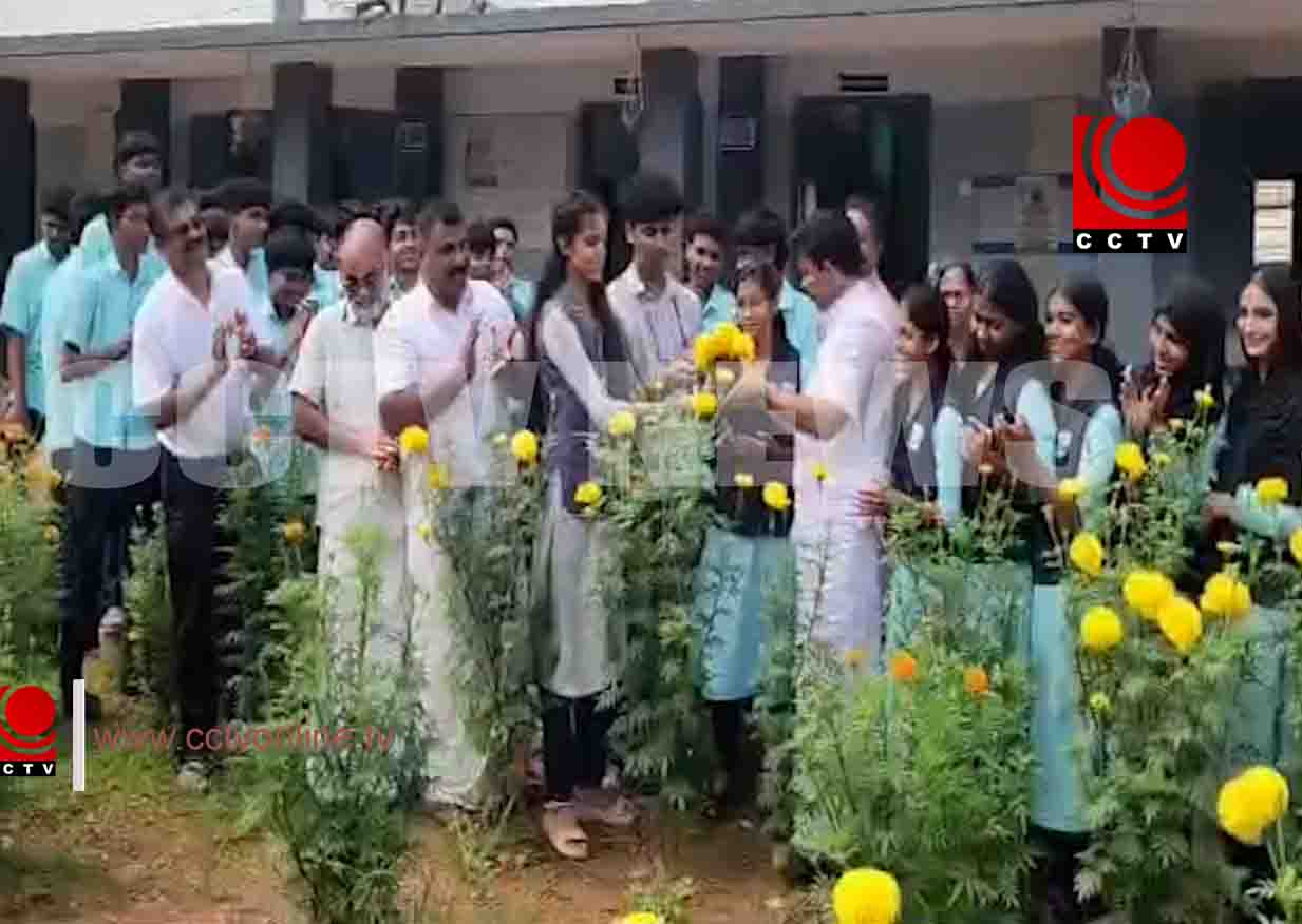 ചെണ്ടുമല്ലി വിളവെടുപ്പ് നടത്തി പഴഞ്ഞി സ്കൂള് എന്എസ്എസ് യൂണിറ്റ്