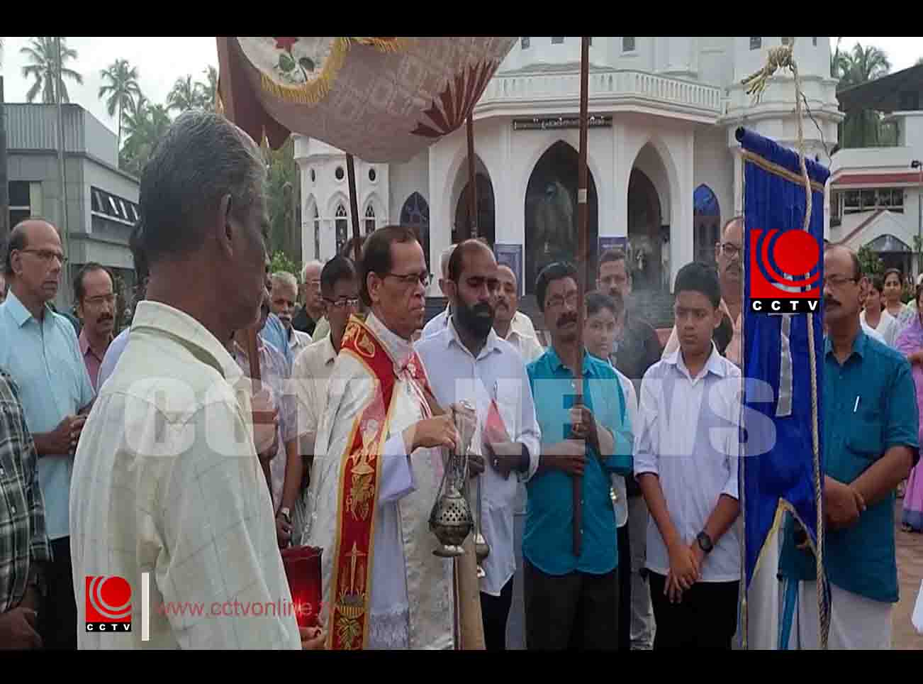 പേരകം സെന്റ് മേരീസ് ദേവാലയത്തില് സ്വര്ഗാരോപണ തിരുനാളിന് കൊടിയേറി