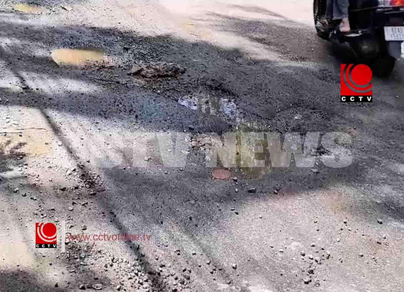 പൊന്നാനി-ഗുരുവായൂര് സംസ്ഥാന പാതയില് വീണ്ടും കുഴികള് ; അപകടം പെരുകുന്നു