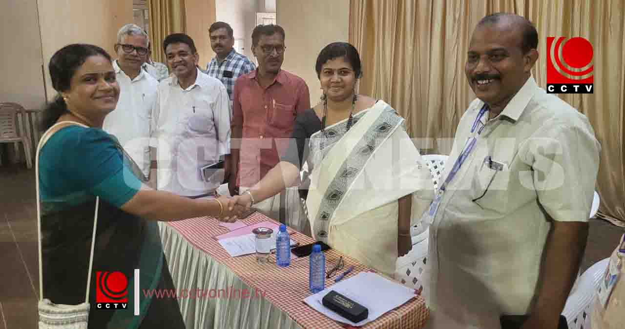 ഡി.പി.സി അംഗമായി എതിരില്ലാതെ തിരഞ്ഞെടുക്കപ്പെട്ട സൗമ്യ അനിലന് അനുമോദനം